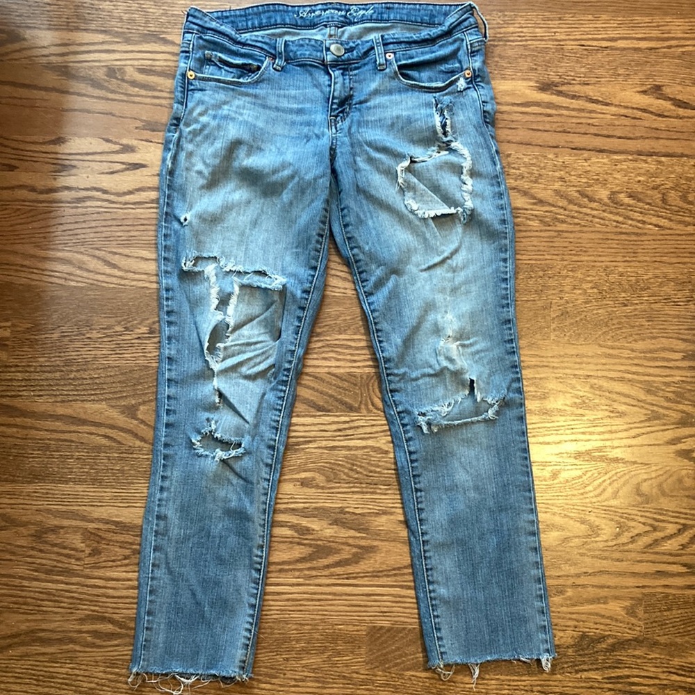 Vintage American Eagle Y2K Low Rise Skinny Jeans